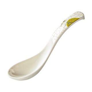 Thìa Phíp ( Melamine A5 ) Hoa Văn Hình Lá Tre Dùng Cho Nhà Hàng Khách Sạn  186