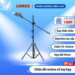 Chân Giá Review Kẹp Điện Thoại – Phụ Kiện Quay Vlog Nấu Ăn, Vẽ, Chụp Ảnh Sản Phẩm Từ Trên Cao