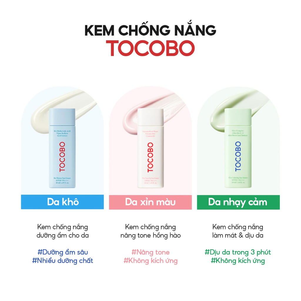 [Quà tặng] Tocobo Suncare Trial Kit