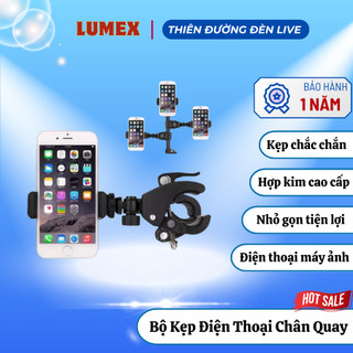 Đầu Nối Lò Xo Kẹp Điện Thoại Đa Năng - Kẹp Bàn, Thanh Ngang, Gắn Chân Đèn Livestream