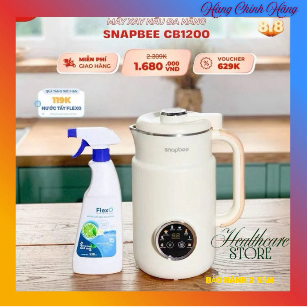 Máy Làm Sữa Snapbee CB1200- Bao Hành Chính Hãng 24 tháng | Shopee Việt Nam