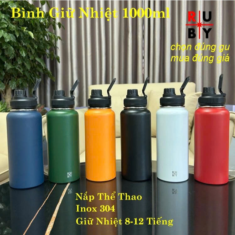 Bnh gi nhit nh Ruby, dung tch 1000ml, inox 304 , gi nhit t 8 - 12  ting | Shopee Vit Nam