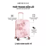 Vali Kéo Heys TIE DYE Rose - size 20/24/28 Inch, Nhựa PC Cao Cấp, Khoá TSA Bảo Mật Cao, Dây Kéo Nới Rộng, BH Quốc Tế — ảnh 3