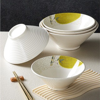 Bát Tô Phíp ( Melamine A5 ) Hoa Văn Hình Lá Tre Dùng Cho Nhà Hàng Khách Sạn  009A800