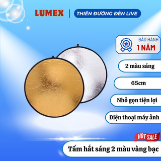 Tấm Hắt Sáng Tròn 2 Mặt Đen Bạc – Phản Quang Livestream, Chụp Ảnh Studio, Gấp Gọn Dễ Mang Đi