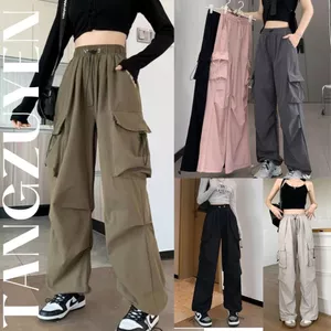 QuầnDài Nam Nữ Ống Rộng Túi Hộp Rút Gấu Quần Jogger Dài Dáng Suông Unisex Trẻ Trung Ulzzang Đen Xám Ghi Hồng Rêu T38G