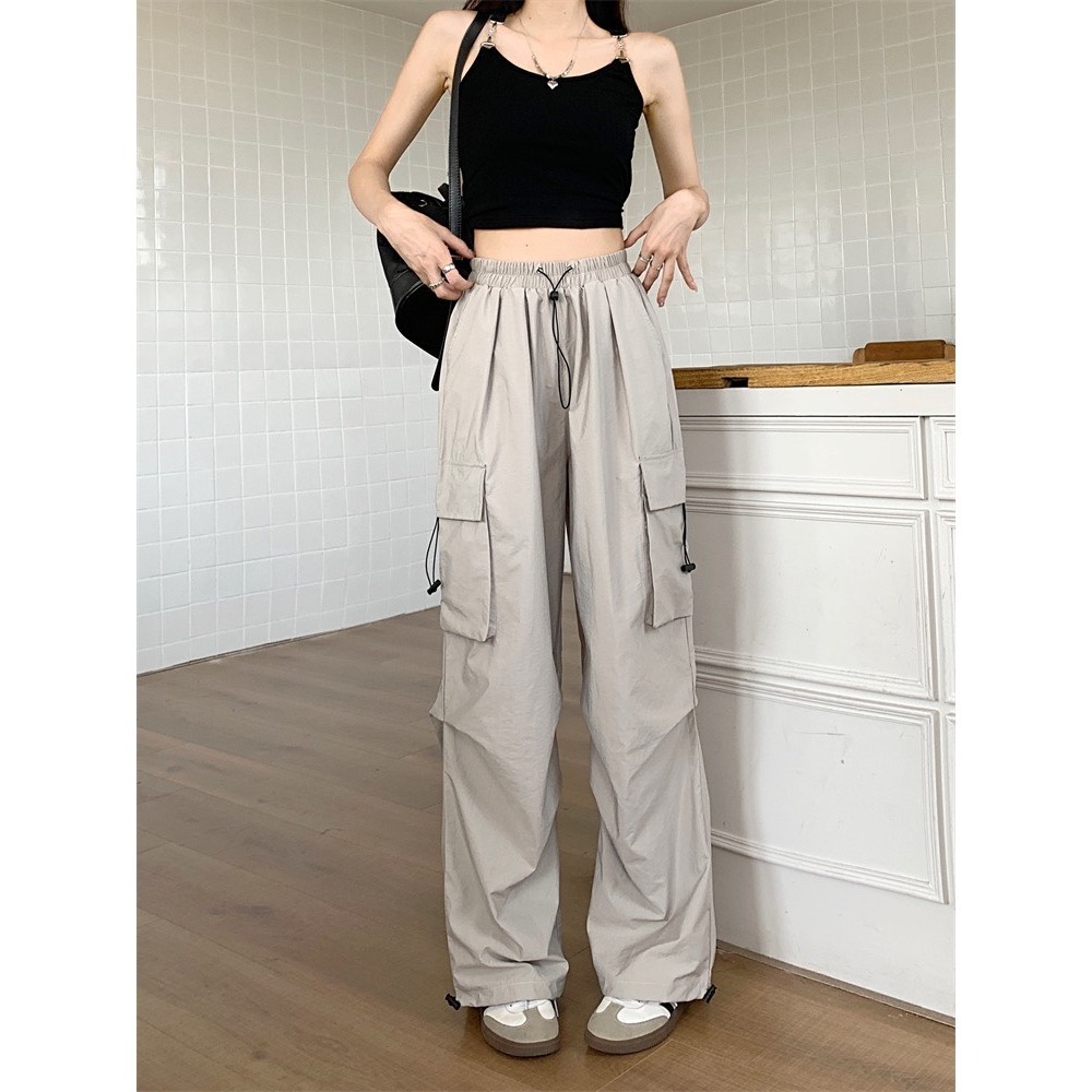 QuầnDài Nam Nữ Ống Rộng Túi Hộp Rút Gấu Quần Jogger Dài Dáng Suông Unisex Trẻ Trung Ulzzang Đen Xám Ghi Hồng Rêu T38G