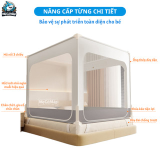 Mùng Chống Muỗi, Bảo Vệ Bé Khỏi Té Ngã Pakey, Mùng Chống Ngã Không Khoan Tường Lắp Đặt Dễ Dàng P-MK01