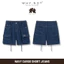 - Quần Short Jean Nam Túi Hộp WHY.NOT NAVY CARGO SHORT JEANS Form Rộng Trên Gối - Quần Đùi, Quần Sooc Bò