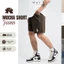- Quần Short Jean Nam WHY.NOT MOCHA SHORT JEANS Form Trên Gối- Quần Đùi Nam Màu Nâu Tây