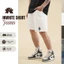 - Quần Short Jean Nam WHY.NOT InWhite SHORT JEANS Form Trên Gối- Quần Đùi Nam Màu Trắng