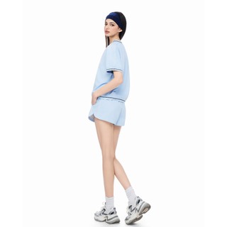 CARA Quần ngắn nữ Aline lưng chun ống rộng năng động