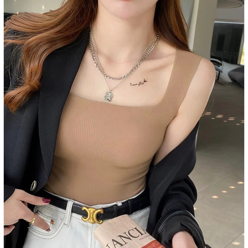 [Peinn] Áo Bra Nữ Su Tăm 2 Dây Dáng Dài Có Mút Nâng Ngực Màu Pastel Quyến Rũ ALS49