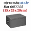 Hộp đựng quần áo KHÔNG NGĂN hộp đựng đồ có nắp chống bụi sap xep tu quan ao luôn sạch sẽ ngăn nắp thùng đựng đồ chơi