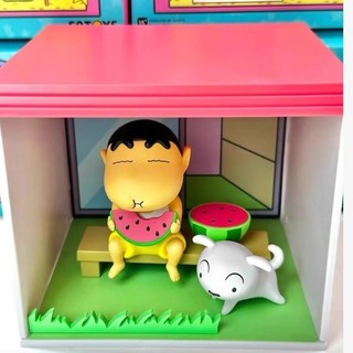 Bộ Blindbox Nhà Kasukabe Crayon Shin-cậu Bé Bút Chì Mô Hình Đồ Chơi Hot Quà Tặng Anime Hà Nội