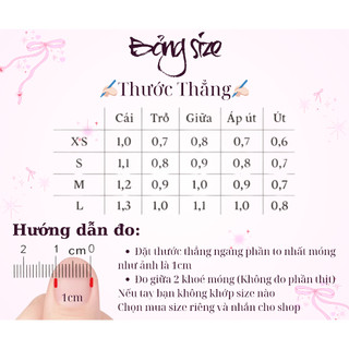 (Mua 1 Tặng 1) Nailbox Thiết Kế Tiểu Thư, Móng Úp, Móng Tay Giả Hoa Tulip Dây Bi Nổi P09