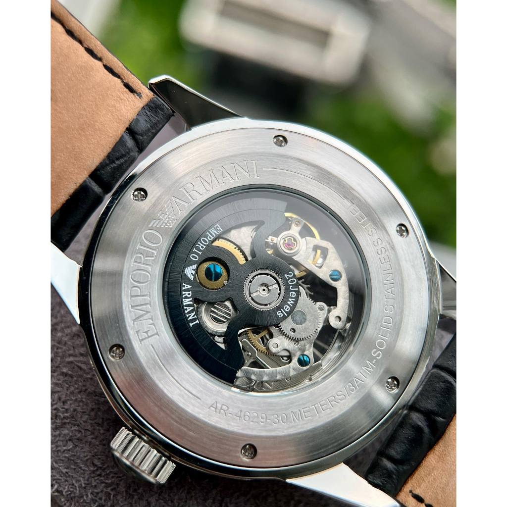 Đồng Hồ Nam Armani Meccanico AR4629 Classic - Dây Da - Size 44mm (1993 ...