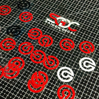 Tem Sticker DTF Brem.Bo Dán Trang Trí Heo Dầu Nhiều Màu |SGDC - 1 Cái/Cặp|