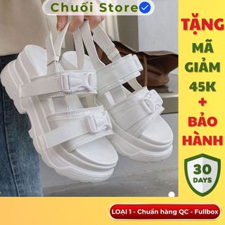 Dép quai hậu nữ da PU tổng hợp dệt vải đế cao su đáng yêu nhẹ nhàng êm chân thoải mái