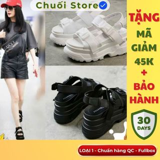 Dép quai hậu nữ da PU tổng hợp dệt vải đế cao su êm ái thoải mái nữ tính dễ thương