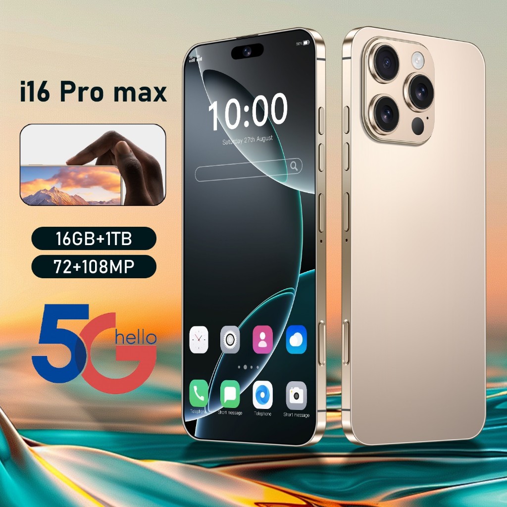 I16 Pro Max điện thoại chính hãng giá rẻ toàn màn hình 16GB RAM +1TB ...