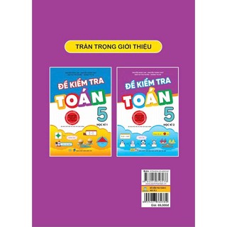 Sách - Đề Kiểm Tra Toán 5 - Bộ sách Kết Nối Tri Thức - ndbooks