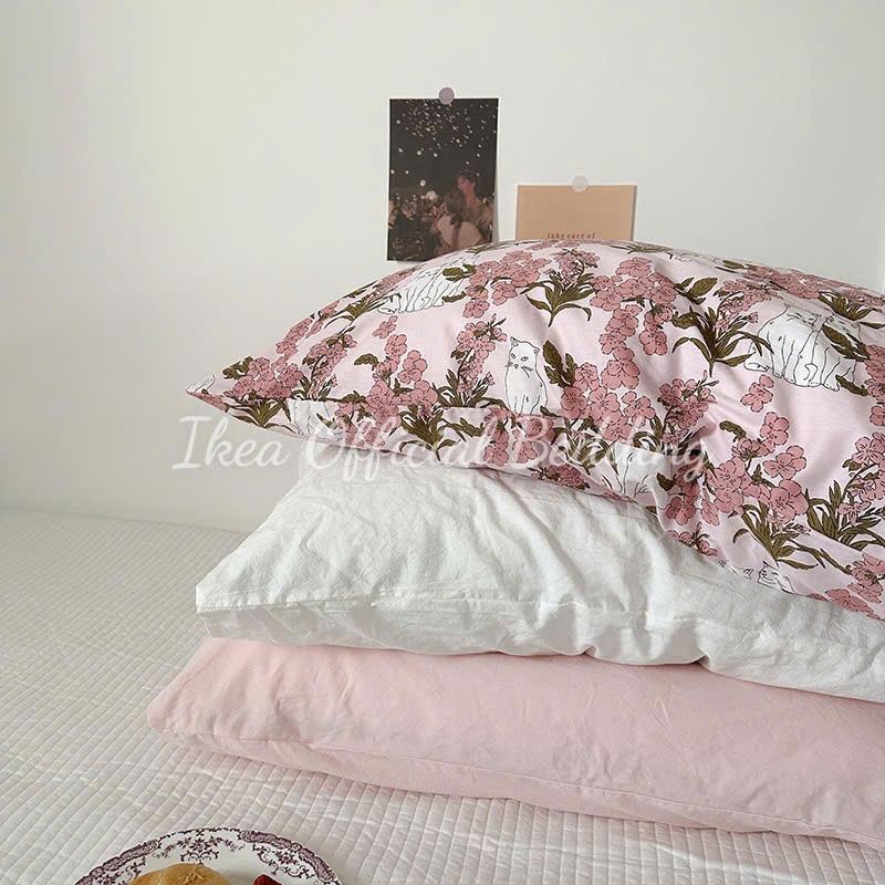 Vỏ gối đầu gối nằm cotton tici trơn 1 màu đủ size 30x45 35x50  45x65 50x70 phong cách vintage sang trọng