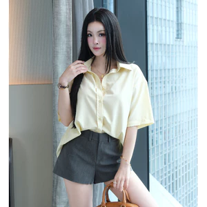 Quần short tây nữ GILLEE chất liệu vải cao cấp (nhiều màu) trẻ trung năng động siêu mát ngày hè FQN050