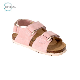 Sandal đế Cork dành cho trẻ em (Hồng Pastel), hỗ trợ nâng vòm và phòng chống bàn chân bẹt