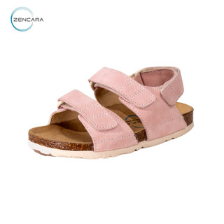 Sandal đế Cork dành cho trẻ em (Hồng Pastel), hỗ trợ nâng vòm và phòng chống bàn chân bẹt