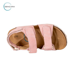 Sandal đế Cork dành cho trẻ em (Hồng Pastel), hỗ trợ nâng vòm và phòng chống bàn chân bẹt