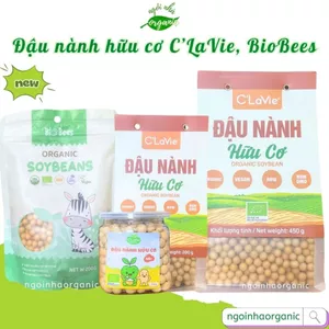 Đậu nành hữu cơ C’LaVie, Bio Bees 200g - thuần chủng, không biến đổi gen