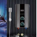 Máy nước nóng trực tiếp, máy nóng lạnh có bơm tăng áp làm nóng nhanh chóng dễ dàng chỉnh nhiệt và tốc độ bơm 2 núm xám — ảnh 2