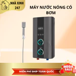 Máy nước nóng trực tiếp, máy nóng lạnh có bơm tăng áp làm nóng nhanh chóng dễ dàng chỉnh nhiệt và tốc độ bơm 2 núm xám — ảnh 1