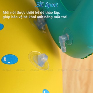 Phao bơi có mái che chống nắng hình ô tô có còi vui nhộn phao bơi chống lật cho bé PB-OTO-MC