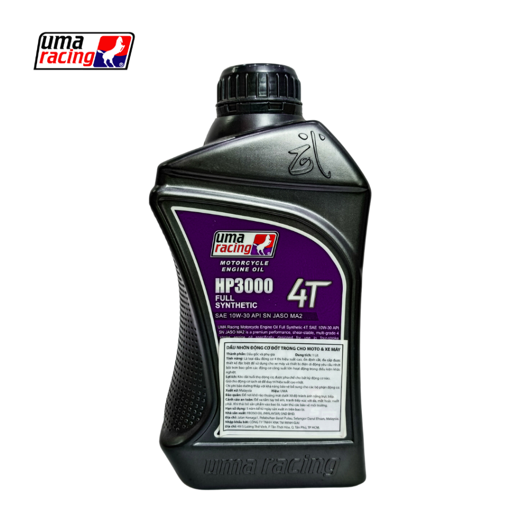 Dầu Nhớt Xe Máy Tổng Hợp UMA Racing HP3000 - Tăng Hiệu Suất, Mượt Động Cơ