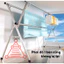 INOX 304 giá phơi quần áo gấp gọn, thanh phơi dễ lắp ráp, phù hợp sử dụng trong nhà và ngoài trời.