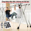 INOX 304 giá phơi quần áo gấp gọn, thanh phơi dễ lắp ráp, phù hợp sử dụng trong nhà và ngoài trời.