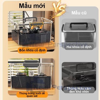 Hộp chống ẩm máy ảnh chuyên dụng cho DSLR, Mirrorlessi, Bridge, Compact 6in1-Hộp, đệm chống sốc, ẩm kế, hộp hút ẩm, khăn