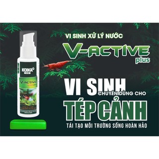 KoiKa V-ACTIVE PLUS - Vi sinh Chuyên dùng cho Tép cảnh (105ML)