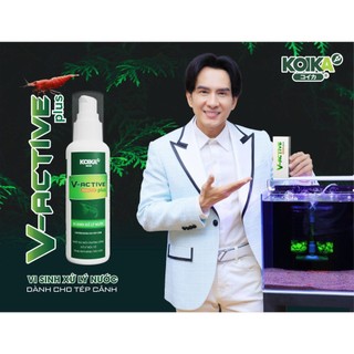 KoiKa V-ACTIVE PLUS - Vi sinh Chuyên dùng cho Tép cảnh (105ML)