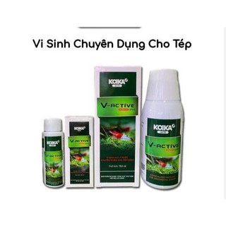 KoiKa V-ACTIVE PLUS - Vi sinh Chuyên dùng cho Tép cảnh (105ML)