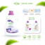 Nước Giặt Xả 2in1 BEZEN Hương Chuông Đỏ Lưu Hương Dài Lâu, Sạch Thơm Mềm Mại Kháng Khuẩn Tự Nhiên