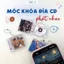 Móc Khóa Đĩa CD Phát Nhạc Theo Yêu Cầu – Quét Nghe Nhạc, In Ảnh Cá Nhân, Quà Tặng Kỷ Niệm