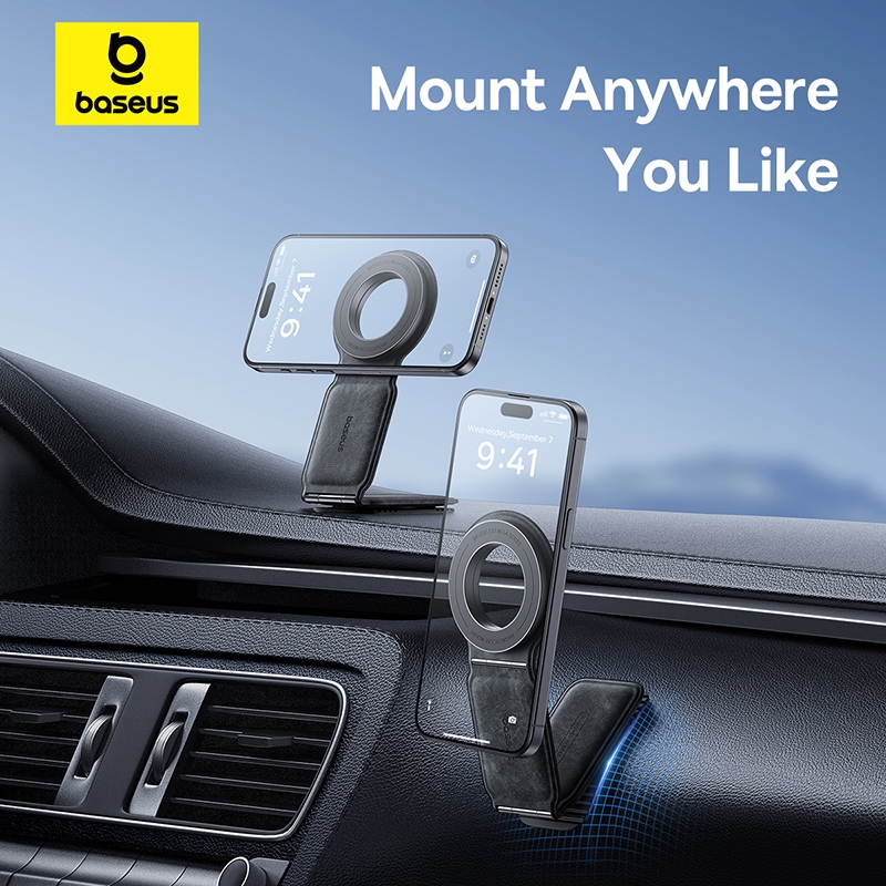 Giá đỡ điện thoại dùng trên xe hơi OS-Baseus PrimeTrip Series C02 Mega Magnetic Car Mount Stick-on