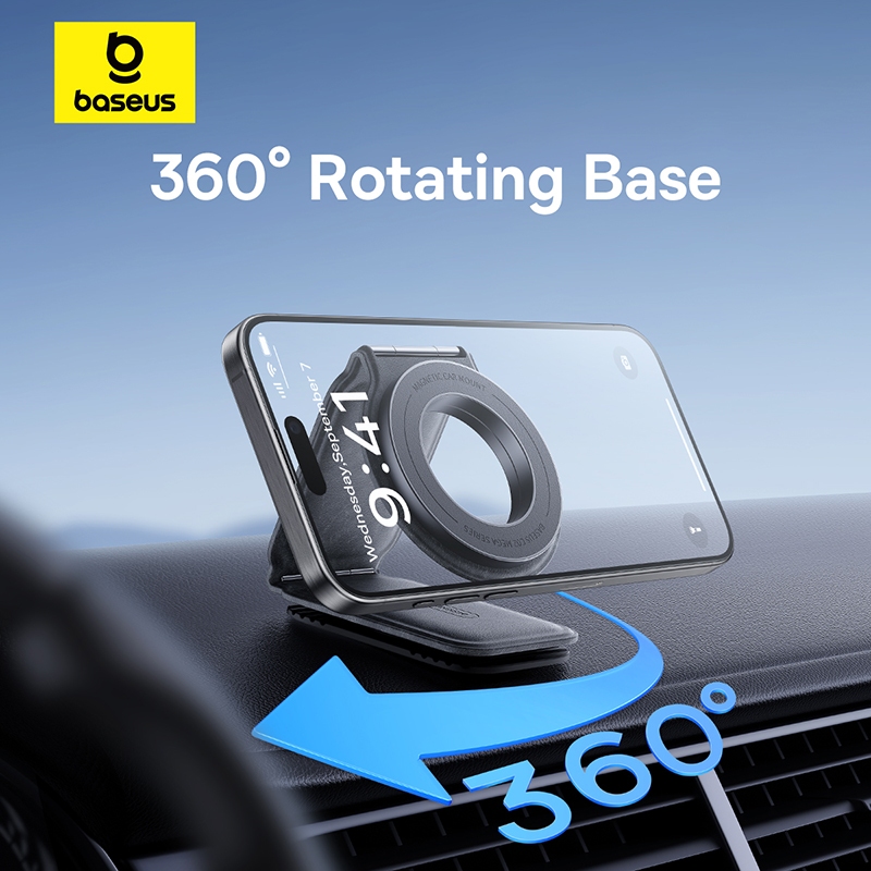 Giá đỡ điện thoại dùng trên xe hơi OS-Baseus PrimeTrip Series C02 Mega Magnetic Car Mount Stick-on