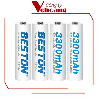 [Tặng kèm hộp] Pin sạc Beston AA 1.2V NiMH chính hãng dung lượng cao, tương thích nhiều thiết bị, giá tốt