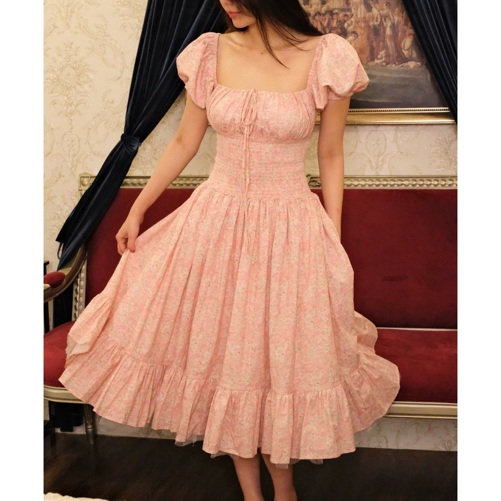 Rosie dress tùng bồng xoè co giãn