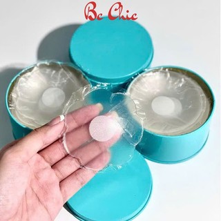 Hộp 5 đôi dán ngực silicon trong suốt, che nhũ hoa siêu mỏng tái sử dụng nhiều lần BC_CHIC LINGERIE