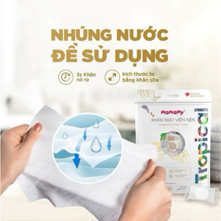 Khăn Rửa Mặt Viên Nén Mamamy Hàn Quốc - Khăn Nén Du Lịch Tiện Lợi